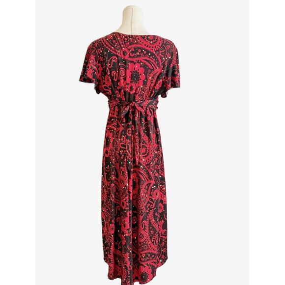 Y2K Whimsigoth Midi Dress M/L Speechless Sequin Fairy Cottagecore Dark Romance - Picture 3 of 10